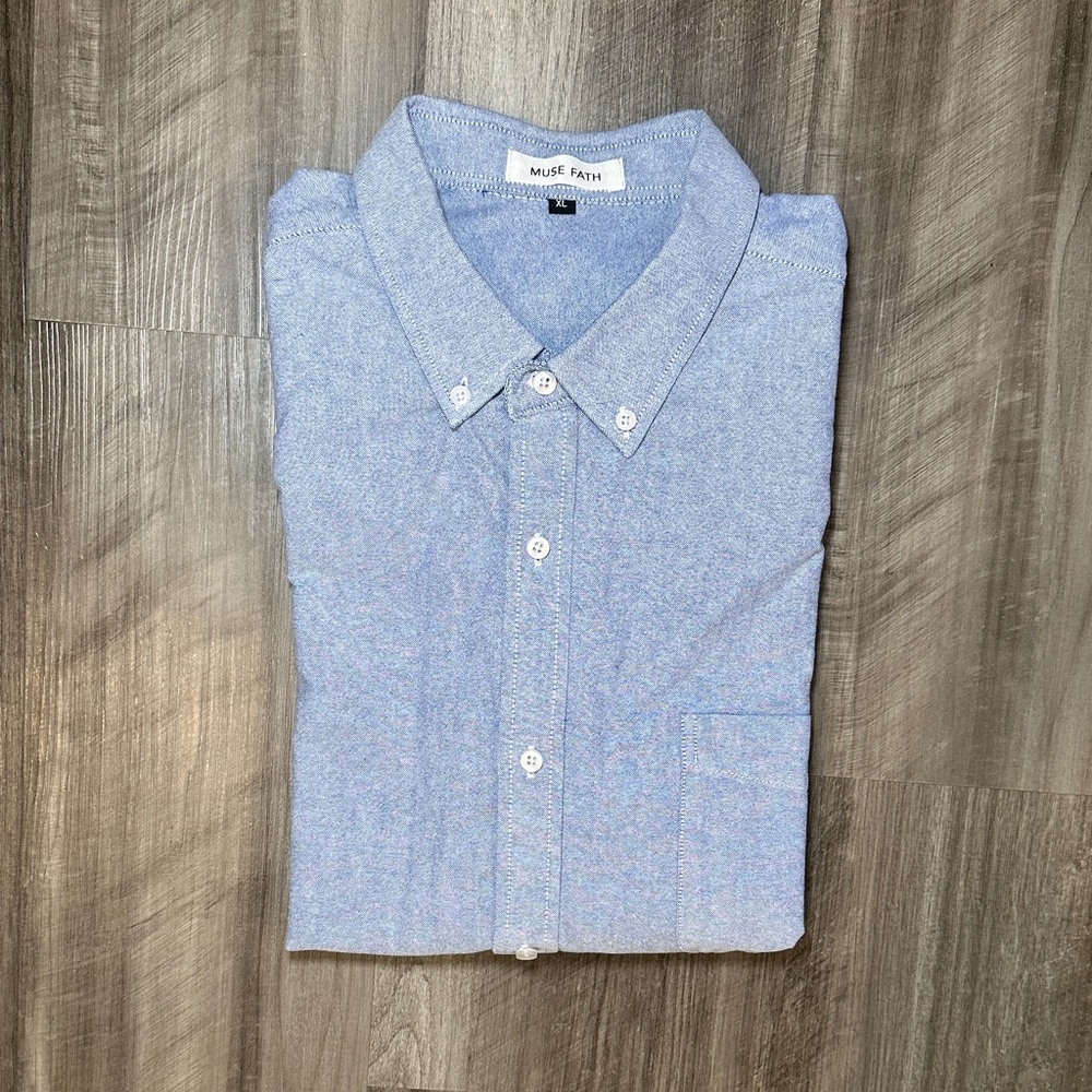 Muse Fath Cotton Short Sleeve Button - XL